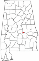 Location of Millbrook, Alabama