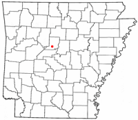 Location of Morrilton, Arkansas