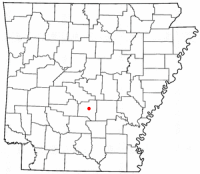 Location of Sheridan, Arkansas
