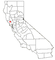 Location of Healdsburg, California