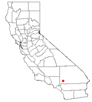 Location of Hesperia, California