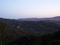 View of Novato from Big Rock Ridge trail.