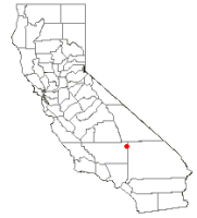 Location of Ridgecrest, California