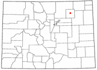 Location of Fort Morgan, Colorado