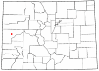 Location of Palisade, Colorado