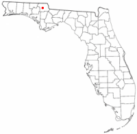 Location of Marianna, Florida
