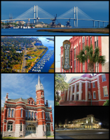 Port of Brunswick, Old Town National Historic District, Ritz Theatre, Old Brunswick City Hall, Glynn Academy, College of Coastal Georgia