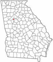 Location of Riverdale, Georgia
