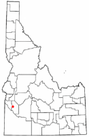 Location of Kuna, Idaho
