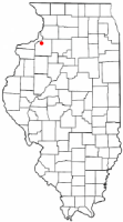 Location of Geneseo, Illinois