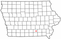 Location of Albia, Iowa