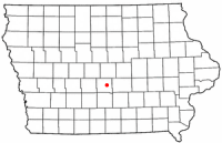 Location of Bondurant, Iowa