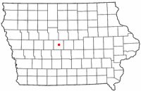 Location of Boone, Iowa