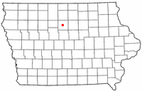 Location of Clarion, Iowa