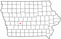Location of Guthrie Center, Iowa