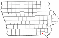 Location of Keosauqua, Iowa