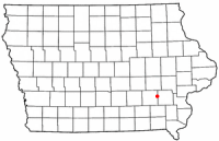 Location of Keota, Iowa