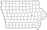 Location of Keystone, Iowa