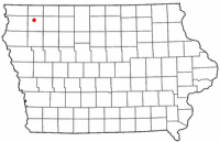 Location of Sanborn, Iowa