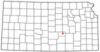 Location of North Newton, Kansas