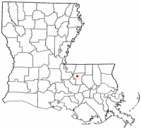 Location of Baker, Louisiana