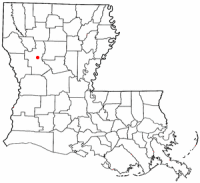 Location of Natchitoches, Louisiana