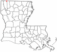 Location of Springhill, Louisiana