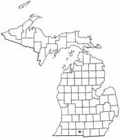 Location of Coldwater, Michigan
