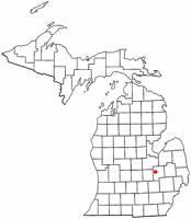 Location of Flushing within Genesee County, Michigan
