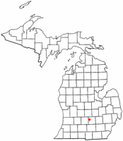 Location of Holt, Michigan