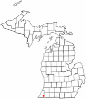 Location of Niles, Michigan