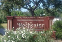 Rochester Michigan Welcome Sign