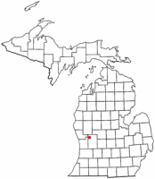 Location of Sparta within Michigan