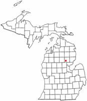 Location of West Branch, Michigan