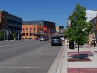 Downtown Williamston, looking eastward on Grand River Avenue.