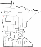 Location of Ada, Minnesota