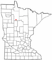 Location of Bemidji, Minnesota