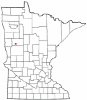 Location of Detroit Lakes, Minnesota