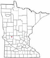 Location of Glenwood, Minnesota