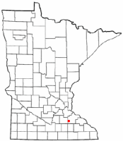 Location of Kenyon, Minnesota