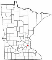 Location of Lilydale, Minnesota