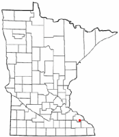 Location of Plainview, Minnesota