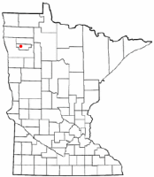 Location of Red Lake Falls, Minnesota