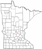 Location of St. Joseph, Minnesota
