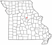 Location of Ashland, Missouri