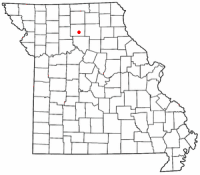 Location of Brookfield, Missouri