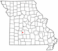 Location of Buffalo, Missouri