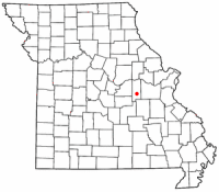 Location of Owensville, Missouri