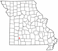 Location of Republic, Missouri