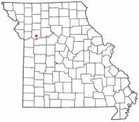 Location of Richmond, Missouri